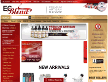 Tablet Screenshot of ecblendflavors.com